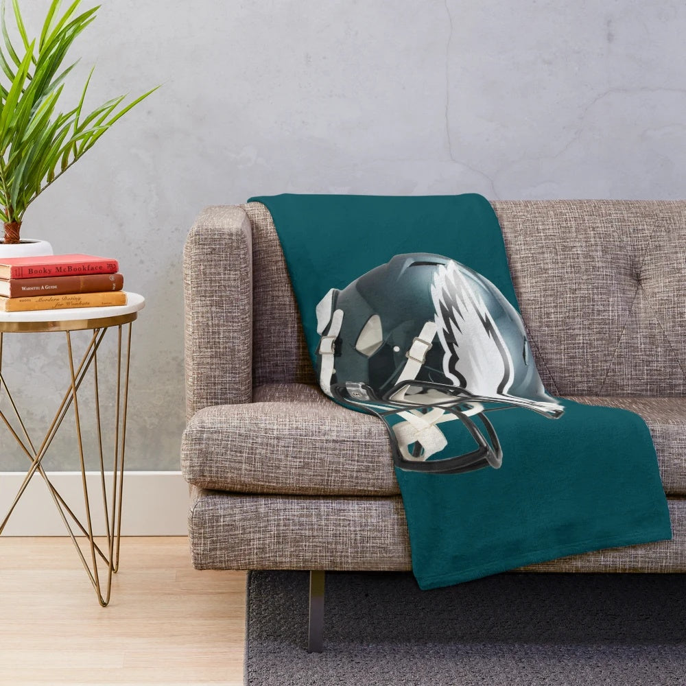 Philadelphia Eagles Plush Helmet Blanket