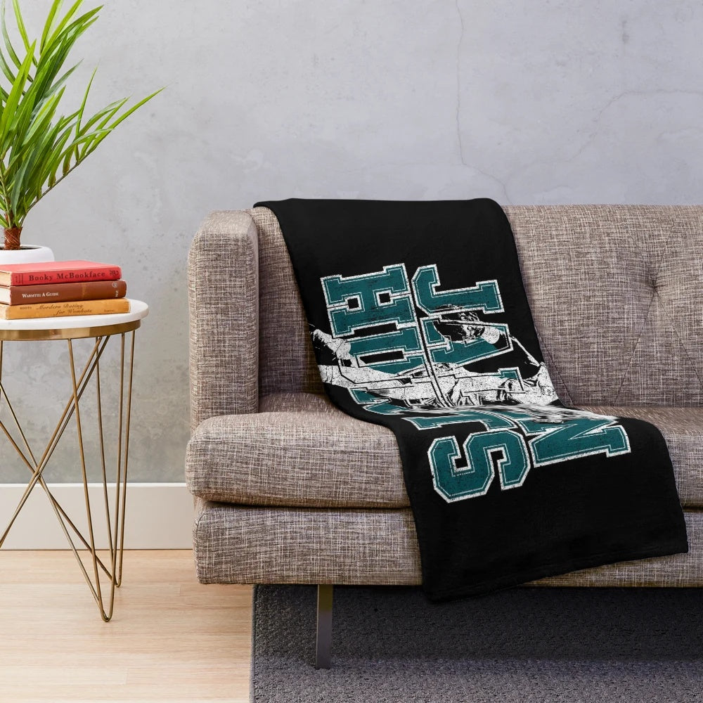 Jalen Hurts Plush Blanket for Philadelphia Football Fans