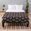 Philately collectible plush blanket for stamp collectors and enthusiasts
