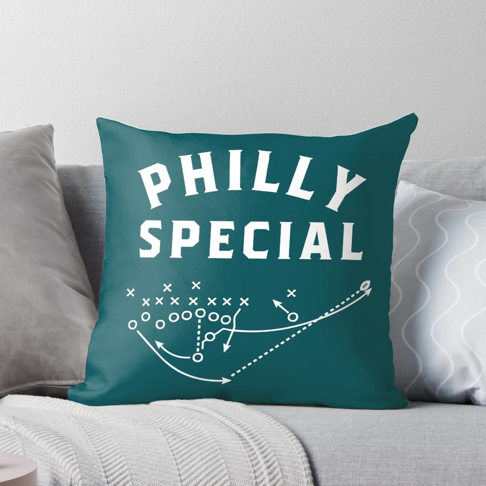 Philly Special" Philadelphia Eagles Trick Play Throw Pillow