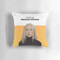 Phoebe Bridgers inspired indie music pillow with album artwork
