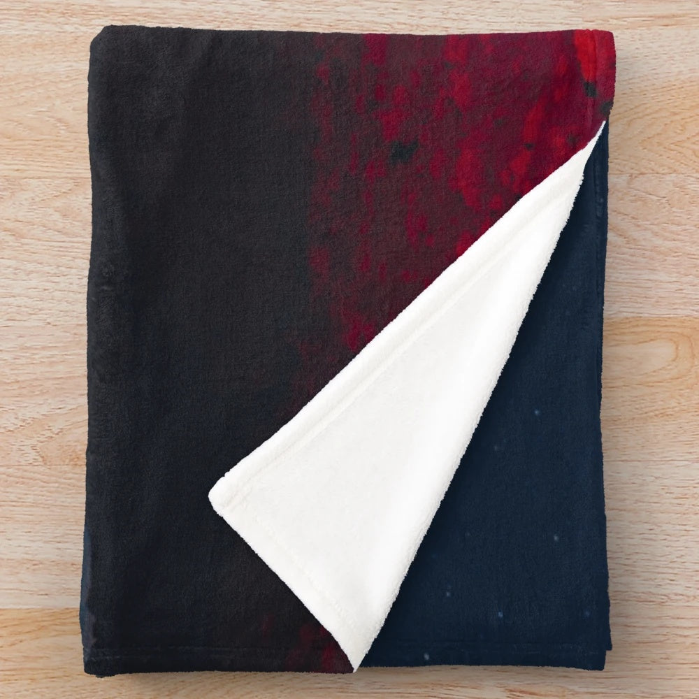 Phoebe Bridgers Punisher album cover inspired plush blanket