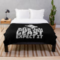 Photography Plush Blanket featuring a funny photographer design