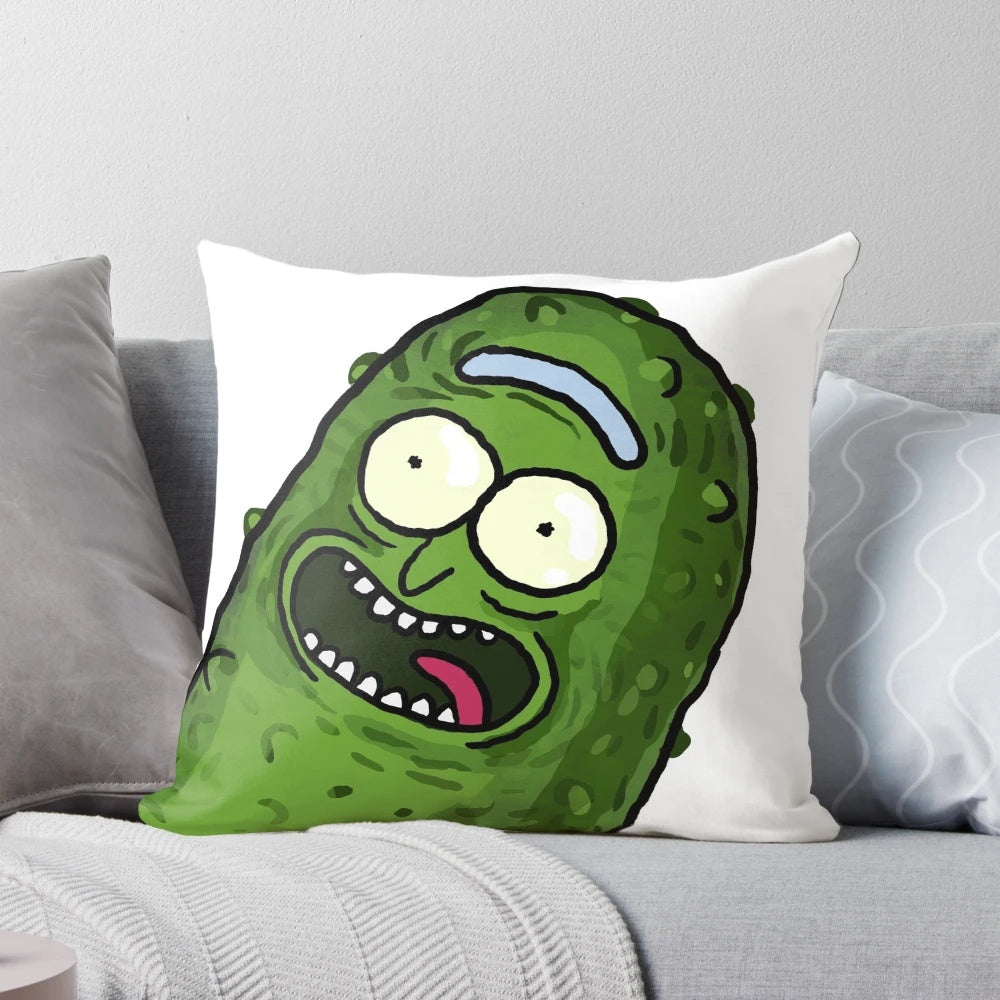 Pickle Rick Pillow - Officially Licensed Rick and Morty Home Decor