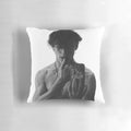 Pillow with image of Vinnie Hacker, a popular Tiktok influencer and social media personality