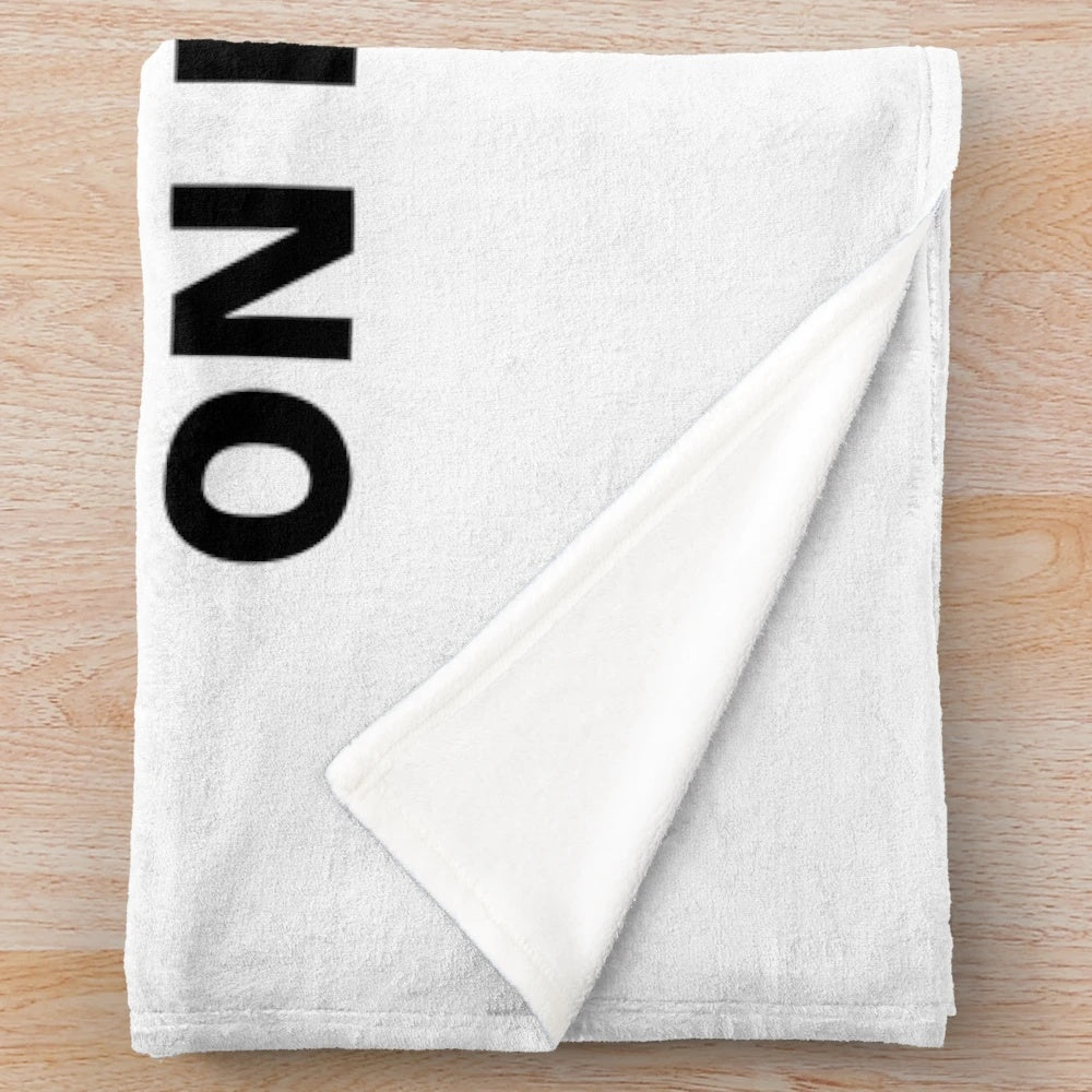Pilots' Plush Blanket with Humorous "Pilots Looking Down on People Since 1903" Design