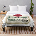 Pilsner Urquell-inspired plush blanket with pop art design
