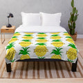 Pineapple plush blanket for Psych fans