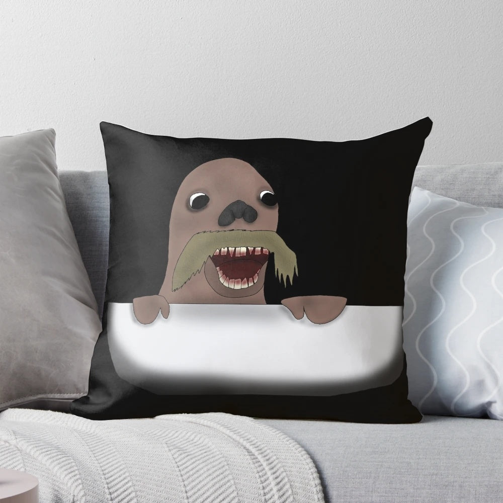 Pingu Walrus Plush Pillow, a soft and decorative accent for your home