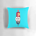 Pinky Malinky, a cute and funny cartoon character, printed on a soft and cozy plush pillow for home decor.