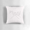 Pinky Promise Decorative Pillow with Trendy Pinky Promise Design