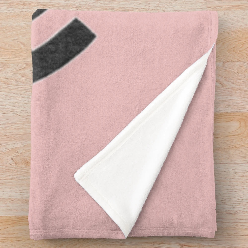 Pirate-themed plush blanket with embroidered design