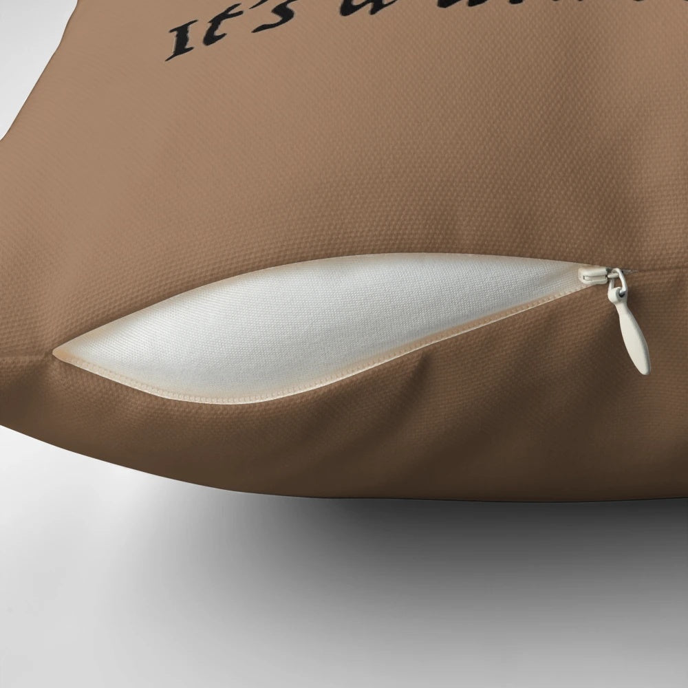 A decorative throw pillow with a pirate ship and "Yo ho ho" quote, optimized for search engines