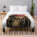 Captain Jack Sparrow inspired plush blanket