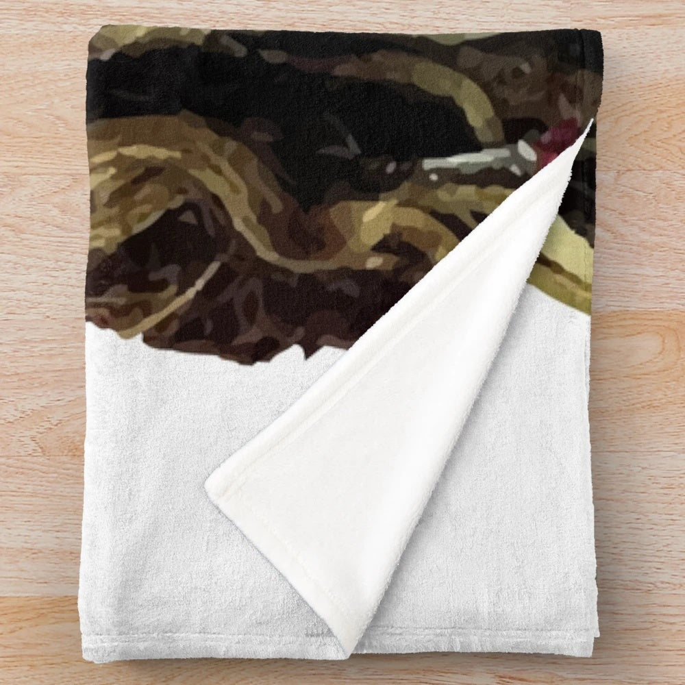 Captain Jack Sparrow inspired plush blanket