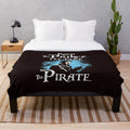 Cozy plush blanket featuring a pirate design for Once Upon a Time fans