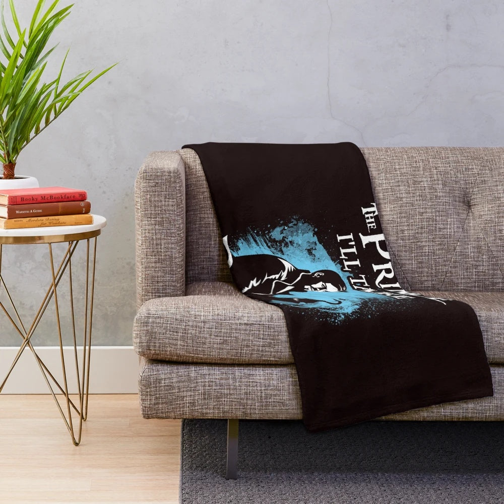 Cozy plush blanket featuring a pirate design for Once Upon a Time fans