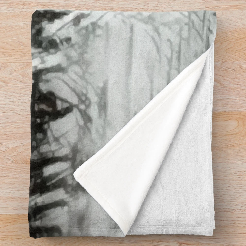 Plush throw blanket featuring Captain Jack Sparrow from Pirates of the Caribbean