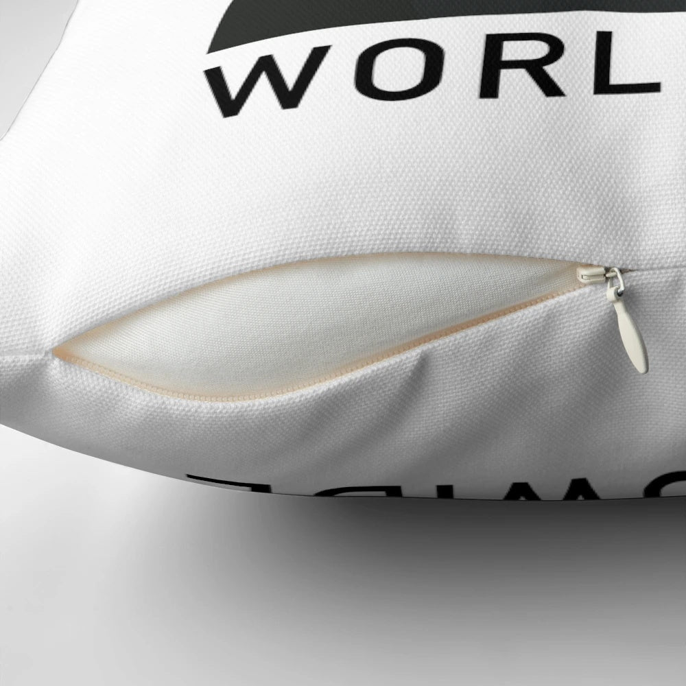 Pitbull-Inspired Mr Worldwide Pillow with Iconic Pop Art Design