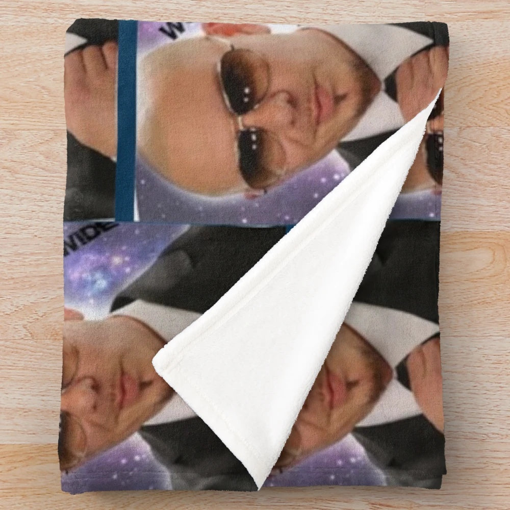 Pitbull-Inspired Plush Blanket with Worldwide Design