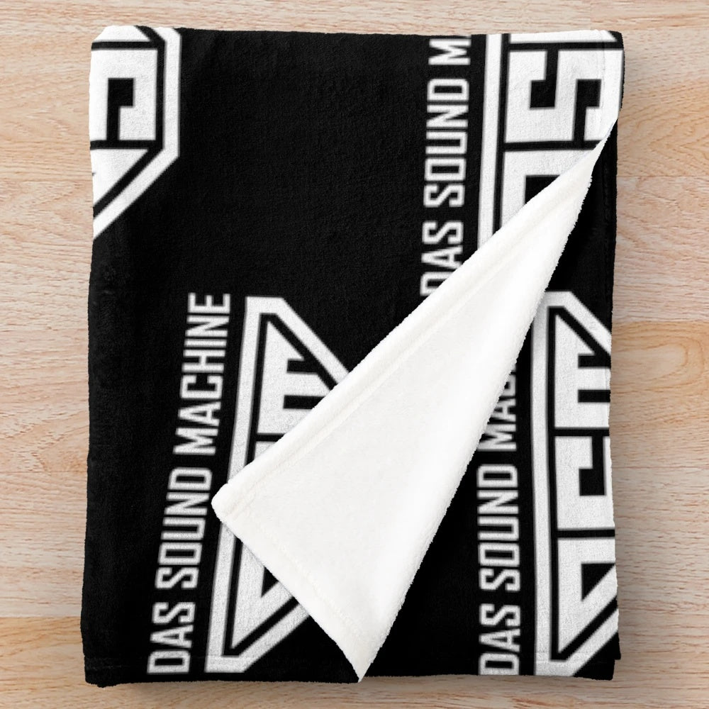 Pitch Perfect-inspired plush blanket with Barden Bellas logo