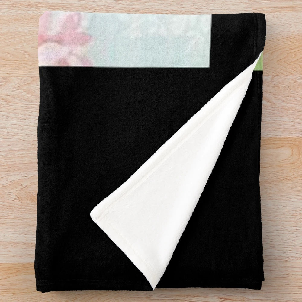 Pitch Perfect inspired plush blanket featuring Anna Kendrick and Rebel Wilson characters