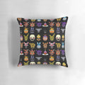 Pillow featuring pixel art designs of Five Nights at Freddy's characters