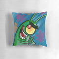Plankton Pillow featuring intricate designs of marine life