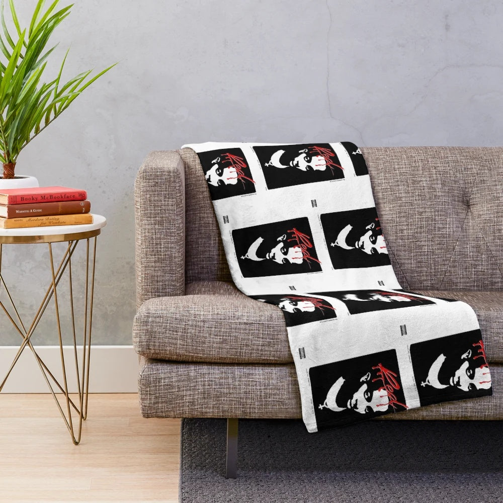 Playboi Carti Whole Lotta Red album cover inspired plush blanket