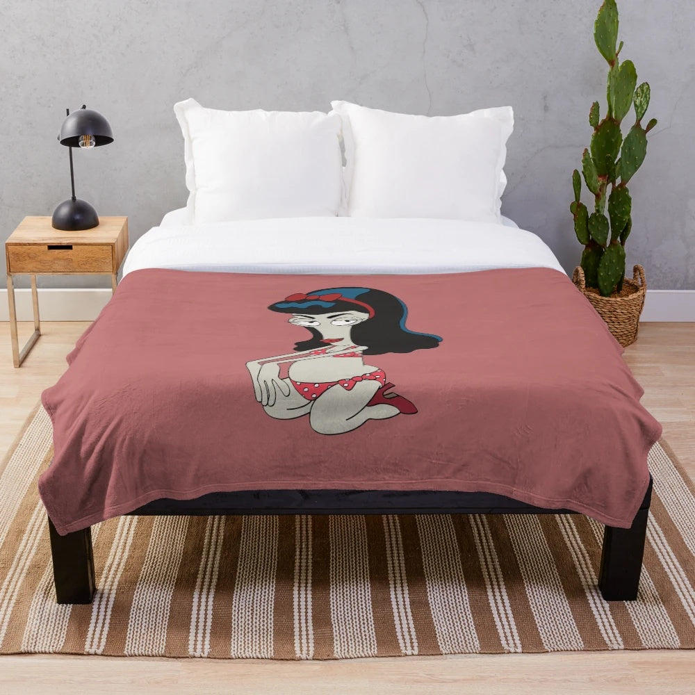 American Dad Roger Roslyn Tattoo Inspired Plush Blanket