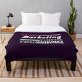 Plush blanket with "It's a Marketing Thing You Wouldn't Understand" text