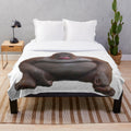 Uh Oh Stinky Monkey Plush Blanket