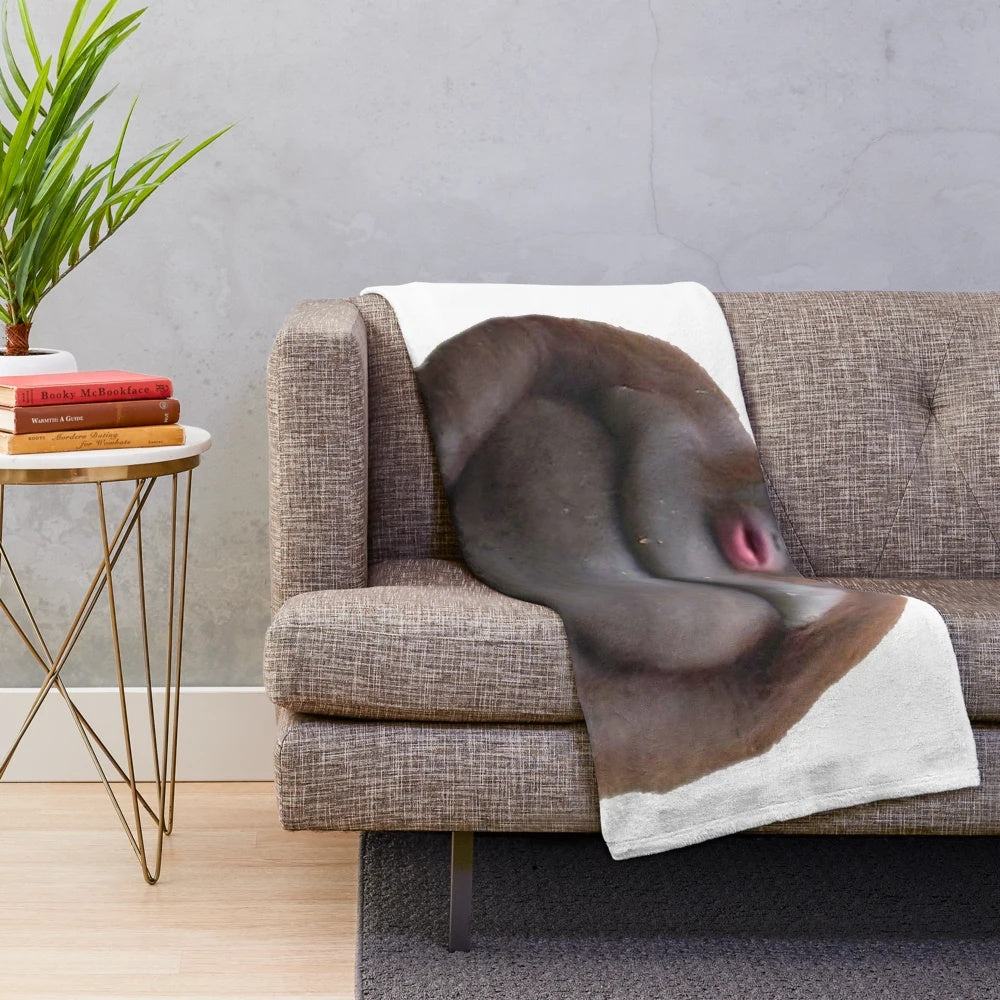 Uh Oh Stinky Monkey Plush Blanket