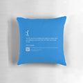Colorful pillow depicting the Windows blue screen of death error