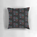 Playstation Symbols Gaming Pillow featuring iconic gaming iconography and anime-inspired design