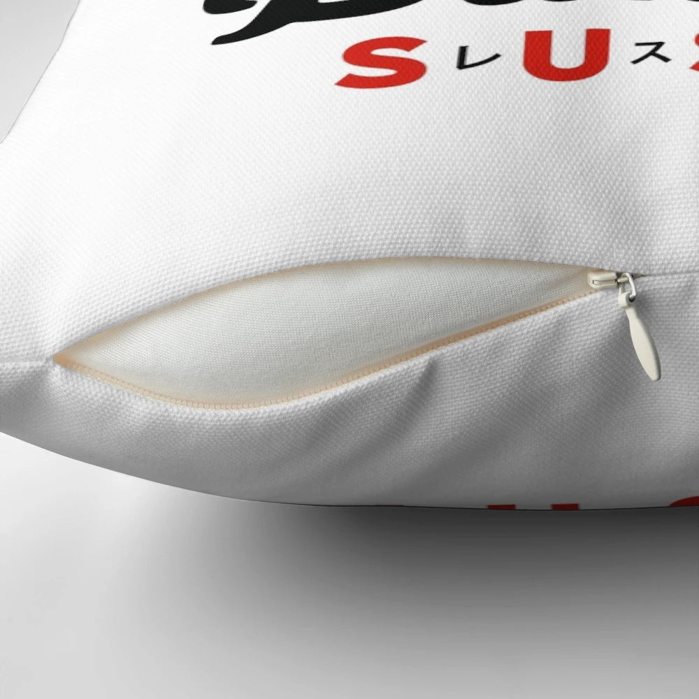 Bancho Sushi Emblem Pillow featuring the beloved character Dave the Diver from the popular video game