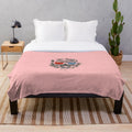 Plush 3D lion blanket