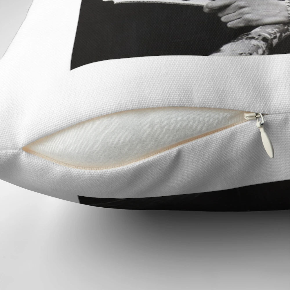Soft, high-quality pillow featuring the image of Alex Turner, the lead singer of the popular band Arctic Monkeys.