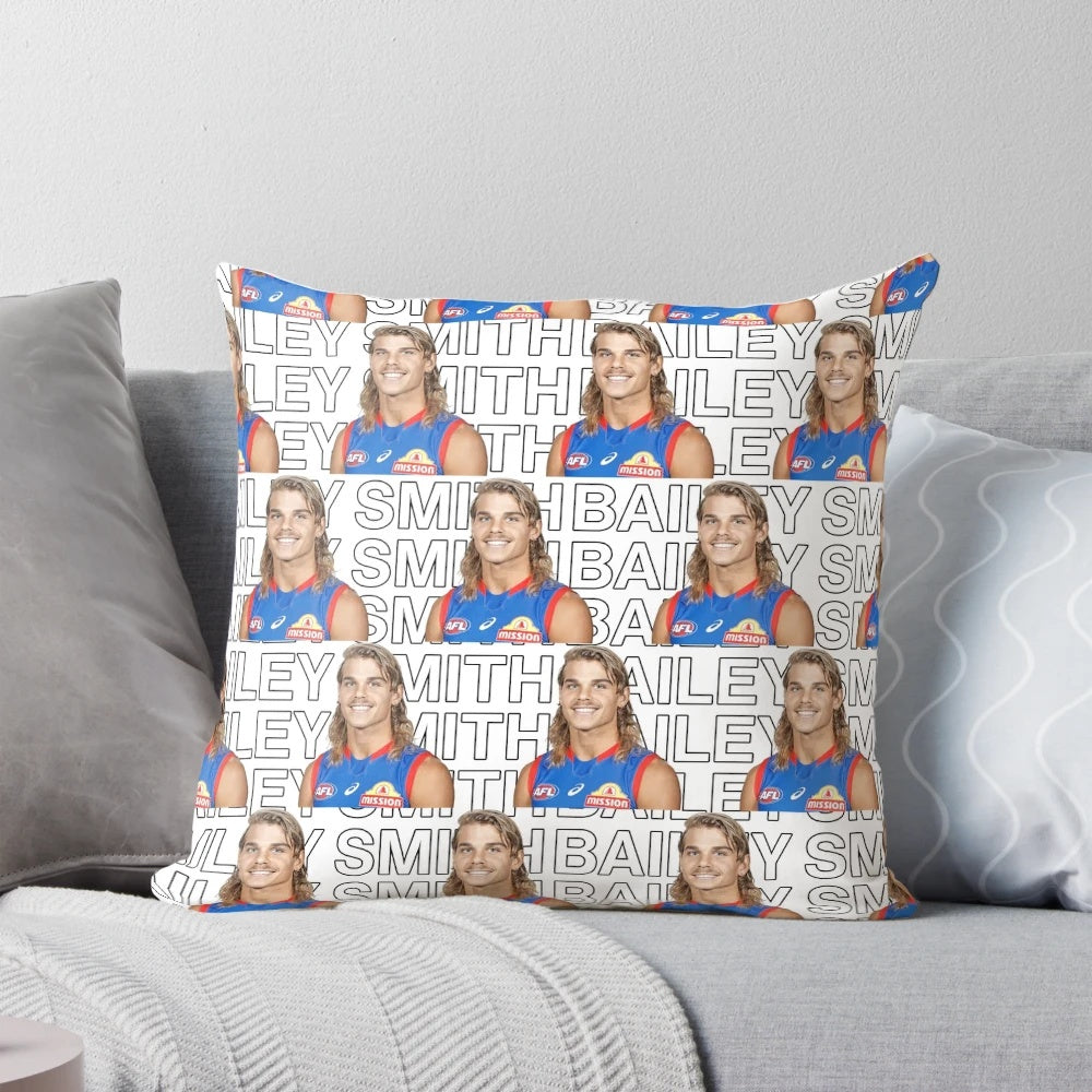 Soft, cozy pillow inspired by Bailey Smith