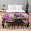 Plush babe cave themed blanket