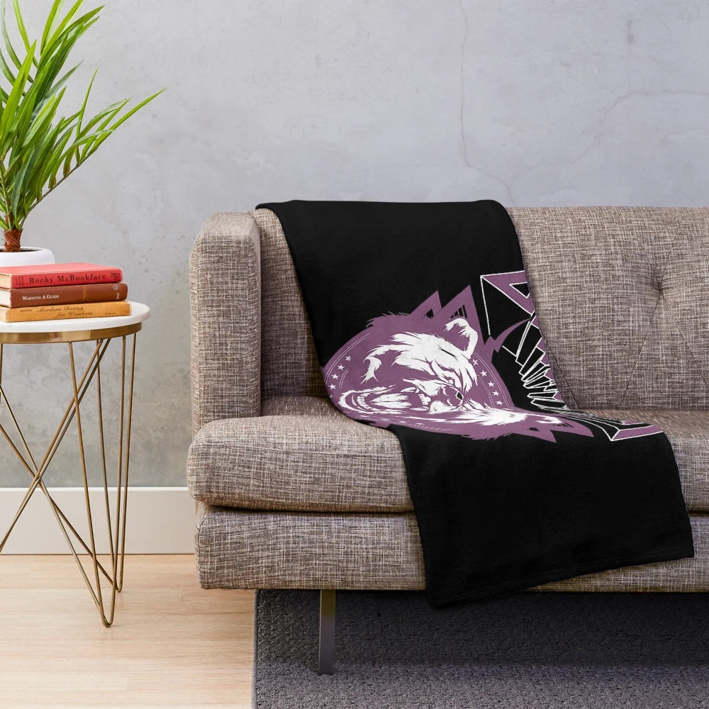 Plush music-inspired blanket with Beartooth logo