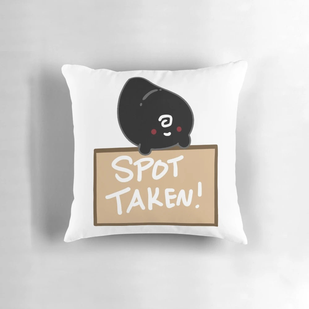 Soft black spirit plush pillow from Black Desert Online