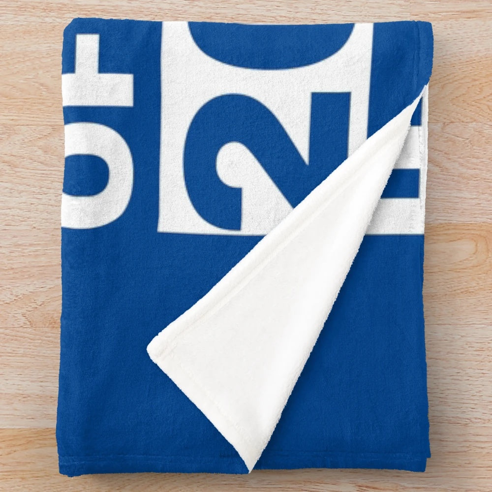 Plush blanket featuring Chelsea's Champions League 2021 win