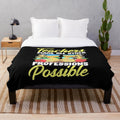 Plush blanket with text "Teachers make all other occupations possible