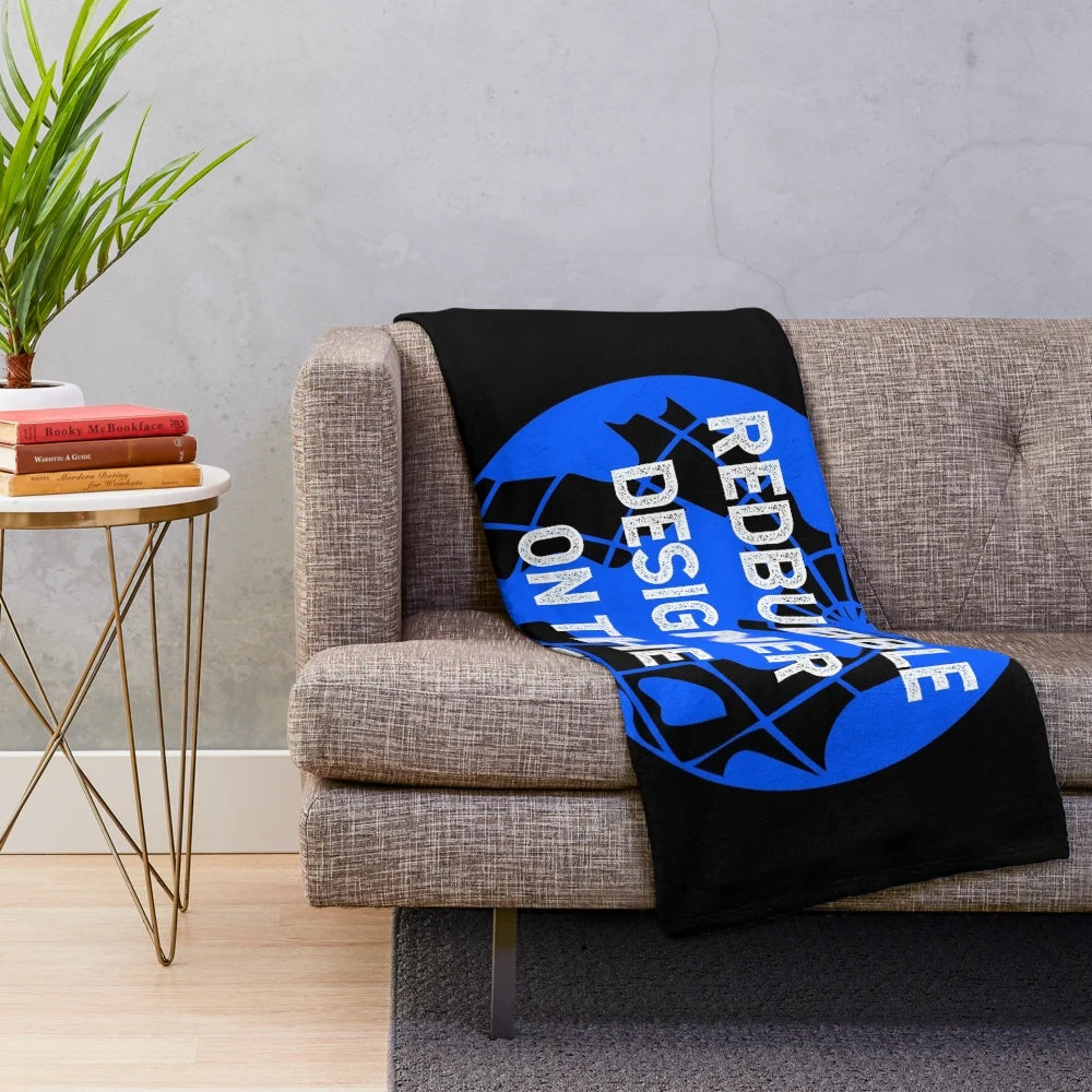 Plush blanket with a design by the coolest Redbubble designer on the planet