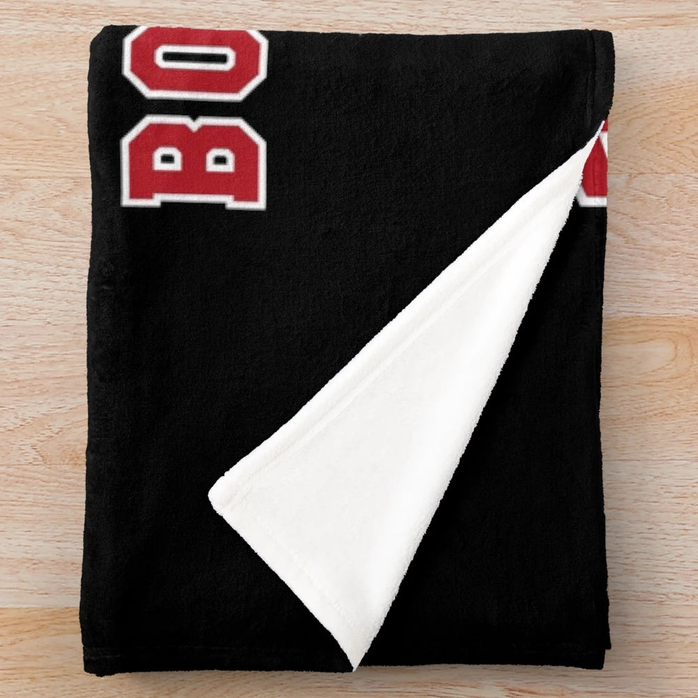 Evil Dead inspired college mascot design plush blanket