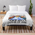 Plush blanket with the legendary epithets of Achilles from ancient Greek mythology
