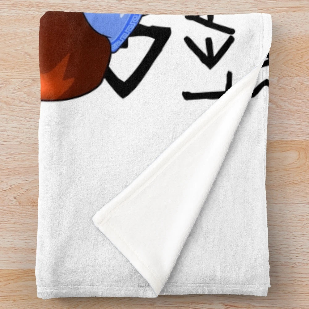 Plush blanket with the legendary epithets of Achilles from ancient Greek mythology