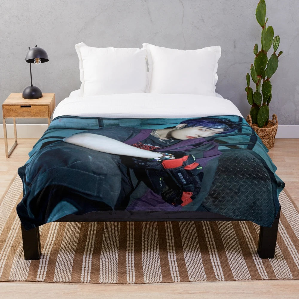 ATEEZ "THE WORLD EP.1 : MOVEMENT GUERRILLA" Plush Blanket