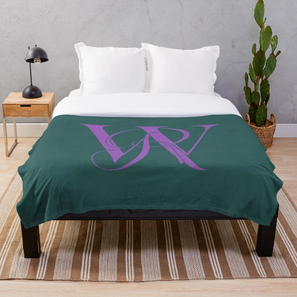 Robbie Williams logo plush blanket